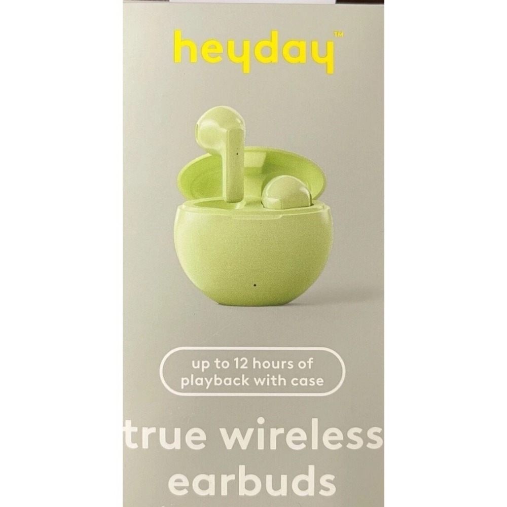 Heyday True Wireless Bluetooth Earbuds - Opaque Matcha - NEW